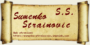 Šumenko Strainović vizit kartica